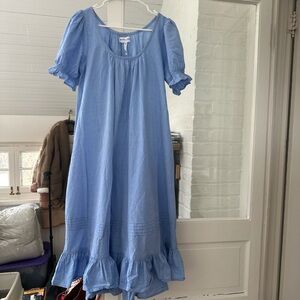 Apiece Apart Chambray cotton midi dress xs/s